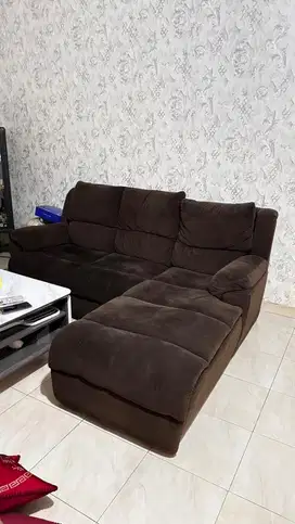 Soffa Bed , Soffa L minimalis , Soffa sudut