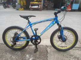MTB Uk 20 Element 7 Speed 90 % Mulus & Siap Gowes Tuk 7 - 15 Thn