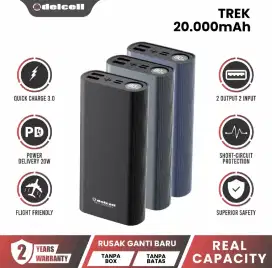 Power Bank Delcell 20.000mAh 22.5W Real