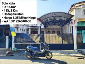 Jual Rumah Masih Layak Huni Area Solo Kota, Dekat Singosaren, Klewer
