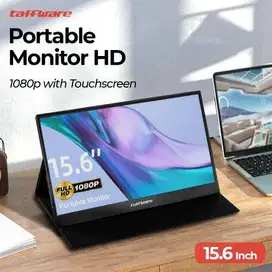 monitor Touchscreen Layar 15.6 Inci Full HD dengan Teknologi IPS