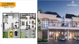 DIJUAL RUMAH BUKIT NIRMALA TIPE PALMA UK 8X12,5 2LT LOKASI STRATEGIS