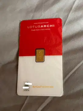 Logam Mulia/Emas Batangan Lotus Archi 1 gram
