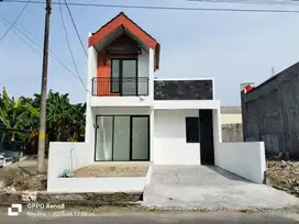 Dijual Rumah Siap Bangun Scandinavian Mezanine dalam perum