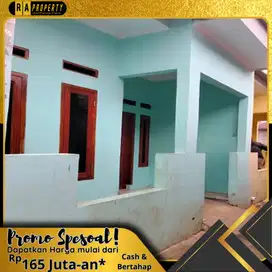 RUMAH MURAH 2 KAMAR SIAP HUNI AKSES 10 MENIT DARI STASIUN KRL