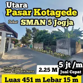 DIJUAL TANAH DI KOTAGEDE YOGYA
