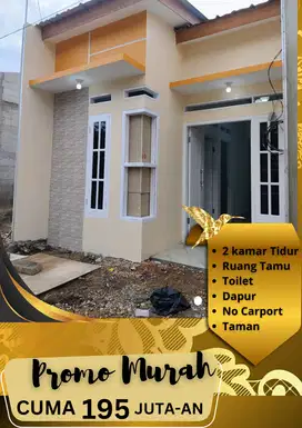 SPESIAL HUNIAN MODERN 2 KAMAR SHM MULAI DARI 195 JUTAAN