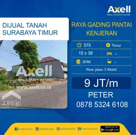 Tanah Raya Gading Pantai Dijual