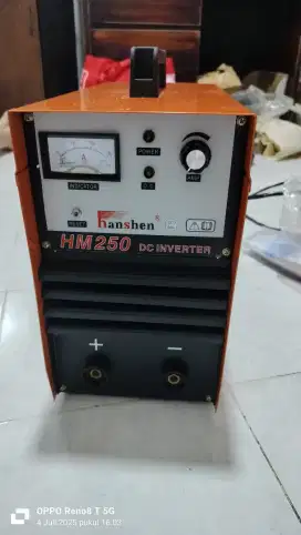 Mesin Las Han Shen HM250 DC Inverter kondisi Baru belum pernah pakai