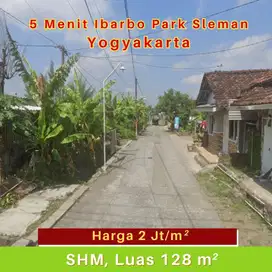 Tanah Yogyakarta 2 jt an/mtr Strategis 4 Menit Jl Raya Magelang