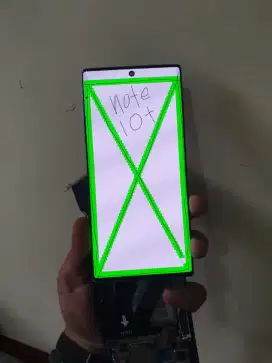 LCD SAMSUNG GALAXY NOTE 10 PLUS FULLSET FRAME MINUS TOMPEL KECIL