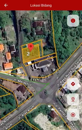 Tanah oceanview super premium di Pandawa Kutuh