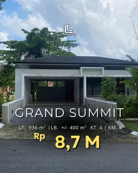 RUMAH GRAND SUMMIT, SOUTHLINK, KENYAMANAN PREMIUM DI LOKASI ELITE!