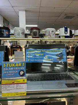Laptop Acer AG14 | Promo Cicilan Gratis 1x Angsuran