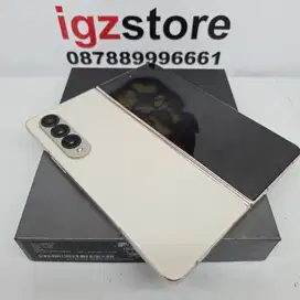 Samsung Z Fold 4 Beige Gold 12/512 SEIN Mulus 98% No Minus Fullset