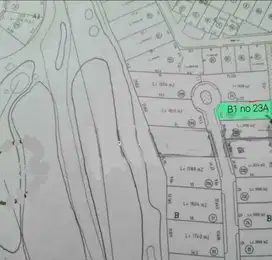 Jual Tanah Siap Bangun  Teluk GoLf blok B 1 no 23 A