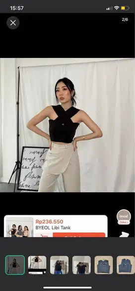 tank top hitam lucuu bangett