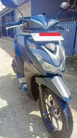 Honda Beat Deluxe 2023 Dongker Mulus Mesin Alus