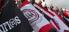 Cetak bendera spanduk kain Umbul umbul Printing Kaos komunitas sticker