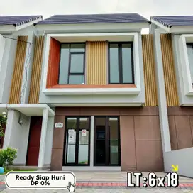 Rumah 2 lantai, ready siap huni, dp 0%, free semua biaya