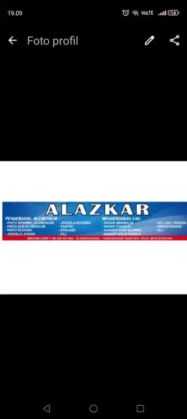 ALAZKAR ALUMUNIUM DAN LAS