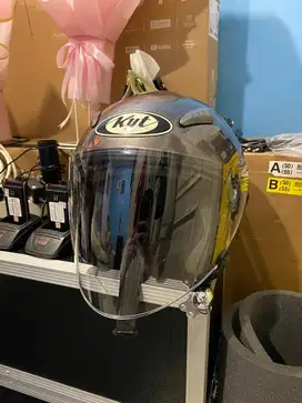 Helm Kyt Visor busa tebal
