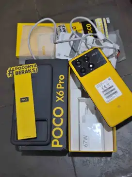 Poco X6 Pro 5G Ram 12/256 fullset nominus kondisi mulus