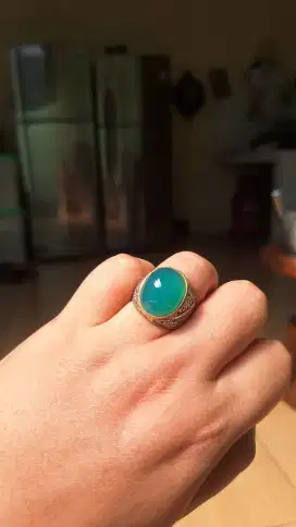 Batu bacan doko Ring perak