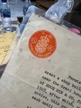 Surat Zaman Belanda Zegel Van Ned Indie 1929 Asli