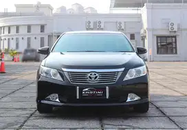 Camry V 2013 2.5 AT LOW KM 90rb ASLI TGN 1 Dr Baru Hitam Metalik