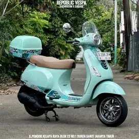 JUAL CEPAT VESPA LX 125 BATIK SERIES IGET LED TAHUN 2022 LIMITED
