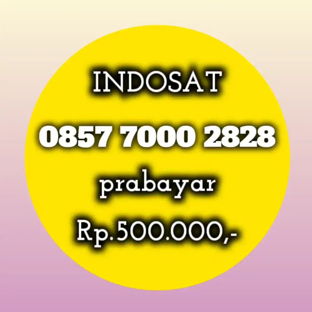 NOMOR CANTIK INDOSAT 2828