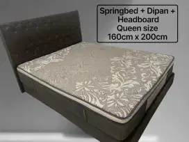 Springbed + Dipan + Headboard