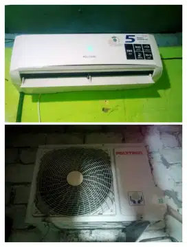 Di jual cepat  ac 1/2 PK polytron (second)