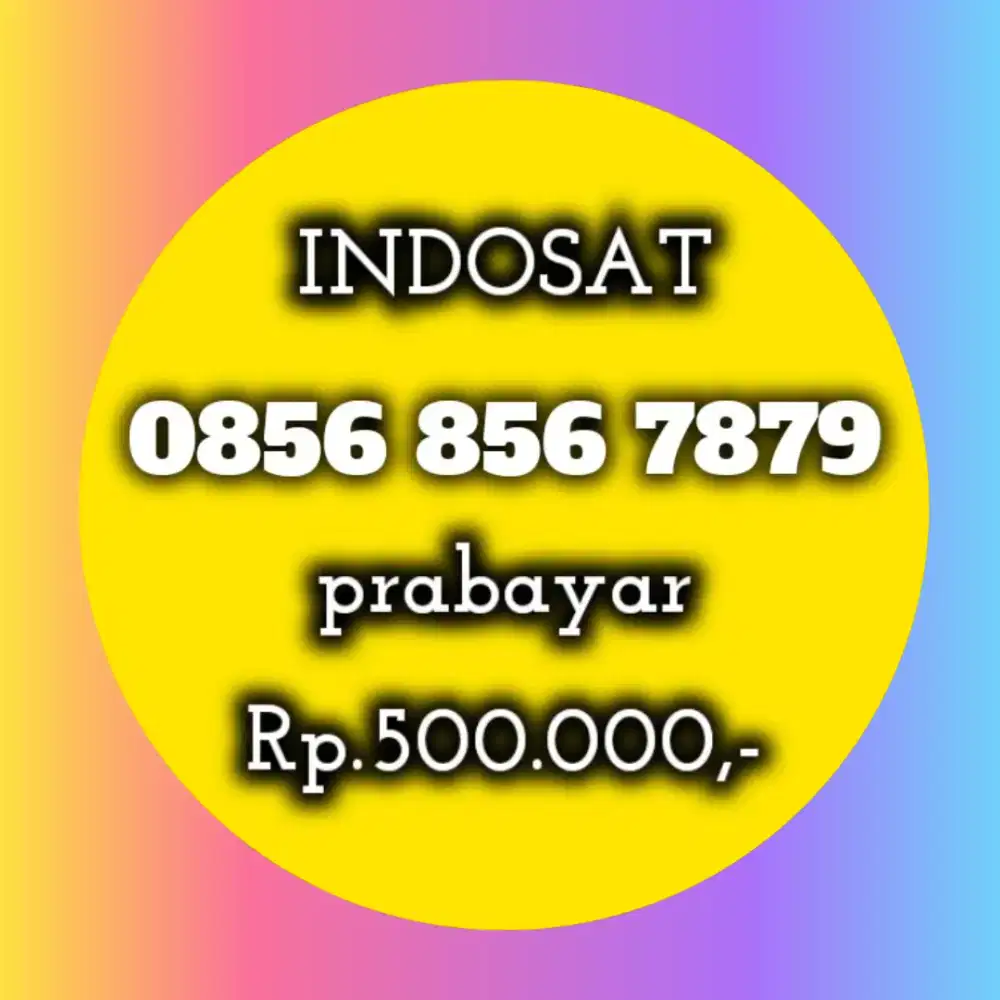 NOMOR CANTIK INDOSAT 856 7879