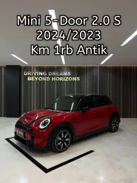 Mini Cooper 5-Door 2.0 S AT 2024 Merah B2297UYM Km1rb Nik 2023