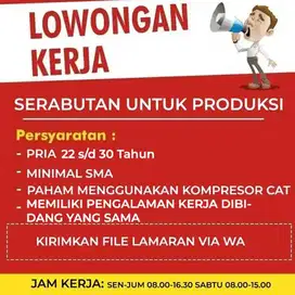 LOKER SERABUTAN UNTUK PRODUKSI NOMOR AKRILIK DAN KAYU