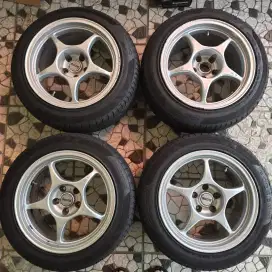 Velg Enkei rp01 r17 5x114,3 Lebar 8-9 et 38 ORI ORIGINAL JEPANG