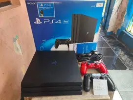PS 4 PS4 Pro Black 1TB CUH 70xx PlayStation Fullset 01