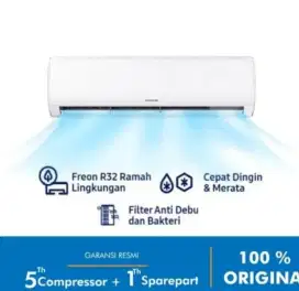 PROMO AC SAMSUNG 1/2 PK TERBARU HEMAT LISTRIK CEPAT DINGIN AC BARU