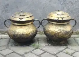 Sepasang Tombang Kuningan jadul