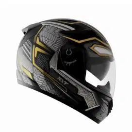 Helm KYT K2 Rider BLACK PANTHER Special Edition MARVEL Black Gold Doff