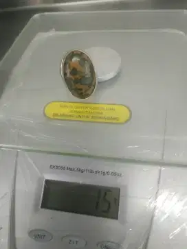 Batu pirus Nevada iketan perak ring 9