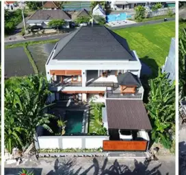 JUAL VILLA VIEW SAWAH DEKAT PANTAI PURNAMA GIANYAR