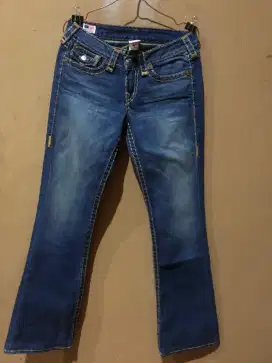 Celana jeans TRUE RELIGION section BECKY SUPER T size 28