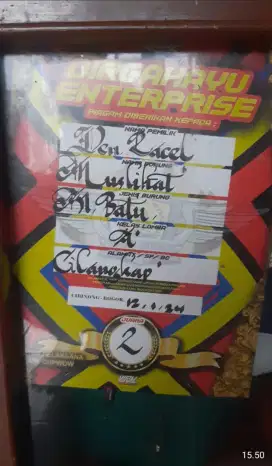 Murai batu prestasi