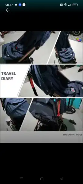 Stroler horsmen siap pakai masih layak sudah cabin size bisa lipet