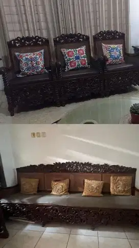 Kursi & Meja Kayu Jati Bekas
