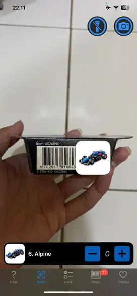 Lego Mini F1 Alpine
