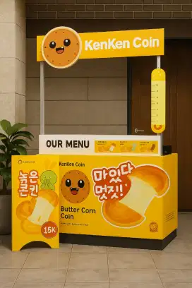 Kemitraan Usaha Ken'Ken Coin Pancake Korea Viral